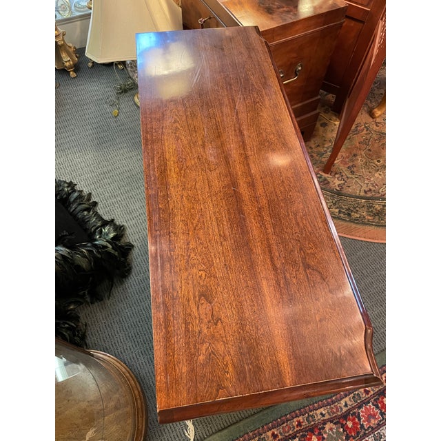 Wood Vintage Thomasville Neo Colonial One Drawer Cupboard For Sale - Image 7 of 13