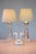 Crystal Glass Table Lamps by Carl Fagerlund for Orrefors, Sweden, Set of 2 For Sale - Image 10 of 13