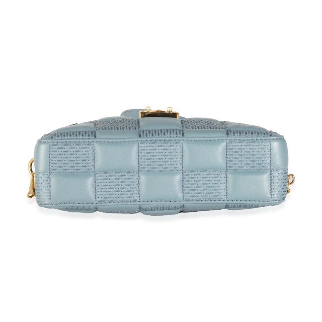Louis Vuitton Glacier Quilted Damier Lambskin Troca PM For Sale - Image 4 of 7