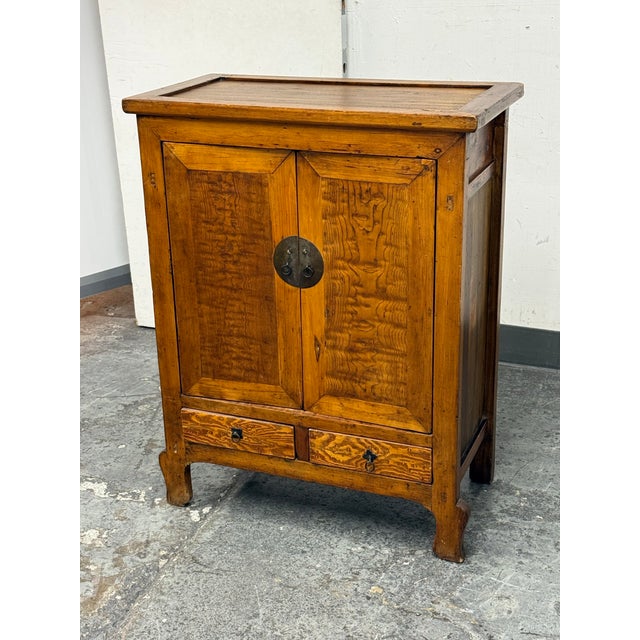 Wood Chinese Elmwood Wedding Cabinet, 19th Century For Sale - Image 7 of 11