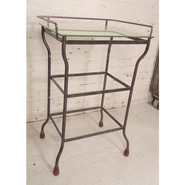 Mid 20th Century Industrial Side Table For Sale - Image 4 of 6