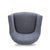 Lua Blue Chenille Accent Chair For Sale In Los Angeles - Image 6 of 8
