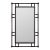 Bria Hammel x Cooper Classics Bowery Spindle Mirror For Sale