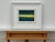 Turquoise Golden Horizon - Miniature Abstract Landscape Art Study by Contemporary Artist, 2025 For Sale - Image 8 of 14