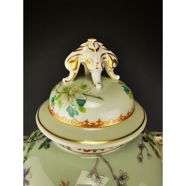 Large Lidded Vase with Openwork Handles Kien Long by Haviland for Puiforcat, Limoges, France, Late 20th Century For Sale - Image 10 of 13