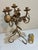 Late 20th Century Hand Forged Wrought Iron Grapevine Five-Light Candelabra, 19” For Sale - Image 5 of 7