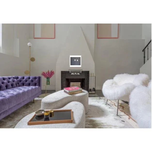 Textile Matthew Reeves Black Canvas Wrapped Portrait of a Couple With Painted Bright Blue Collars 2020 For Sale - Image 7 of 9