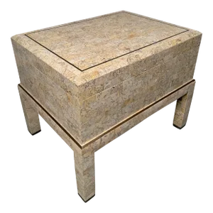Mid 20th Century Vintage Maitland Smith Tessellated Marble Box