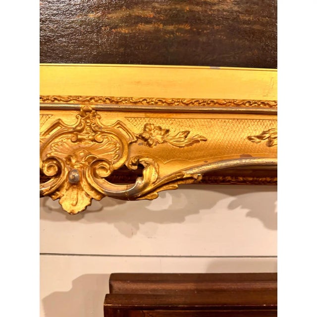 19th Century English Oil on Canvas For Sale In Nashville - Image 6 of 12