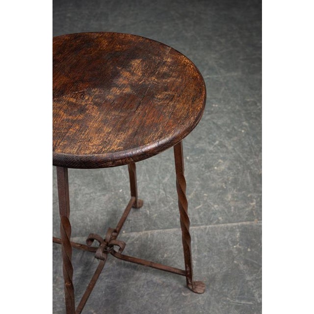 French Side Table, 1940s For Sale - Image 6 of 12