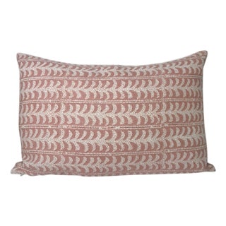 Luxor Pillow Cover in Guava, 12x20 Pillow For Sale