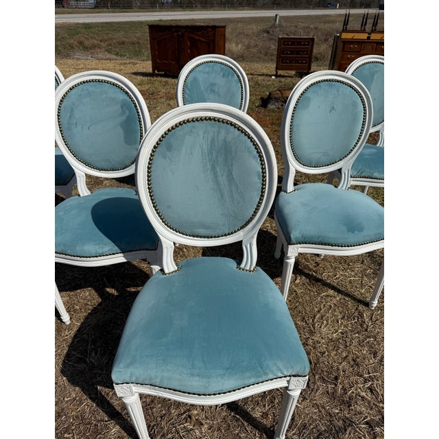 19th Century Louis XVl Dining Chairs - Set of 6 For Sale - Image 12 of 12