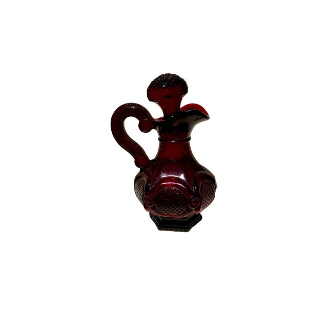Glass Avon 1876 Cape Code Ruby Red Collection- 15 Pieces For Sale - Image 7 of 8