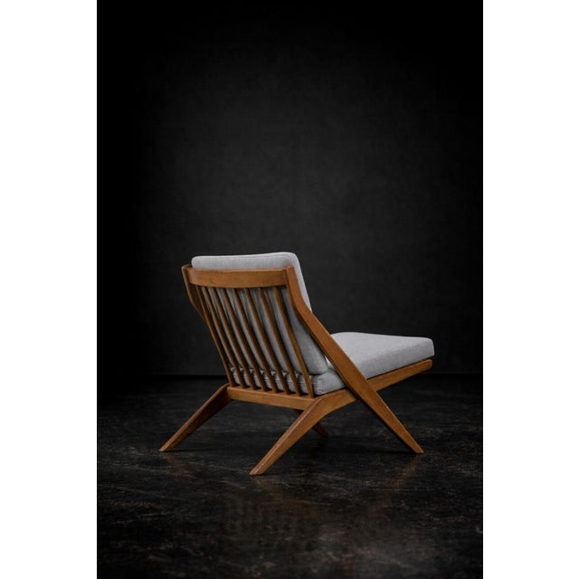 Brown Mid-Century Swedish Scissor Chairs by Folke Ohlsson for Bodafors, 1960s, Set of 2 For Sale - Image 8 of 18