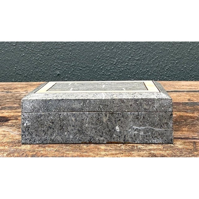 Vintage Tessellated Stone Trinket Box For Sale - Image 12 of 12