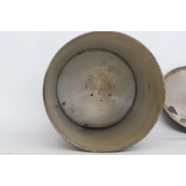 Japanese Mixed Metal Vessels Set of 4 Chokin Style Decorative Containers 5038b For Sale - Image 13 of 18