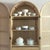 Tan Boho-Chic Arched Natural Rattan & Solid Wood Double-Door Wardrobe Armoire For Sale - Image 8 of 18