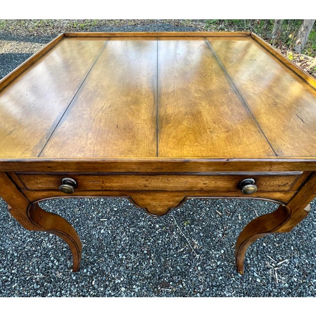 Century Furniture Oversized French Country Lamp Table For Sale In New York - Image 6 of 11