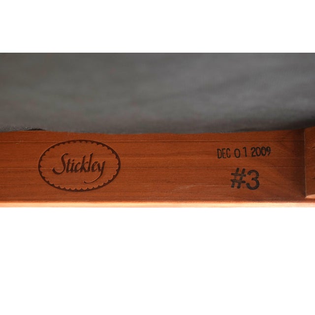 Set of 8 Stickley Cherry Dining Room Chairs For Sale - Image 17 of 18