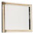 Brass and Chrome Framed Mirror, 1970s For Sale