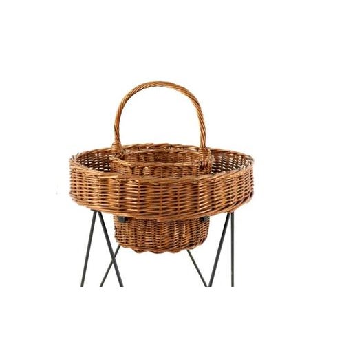 This decorative basket combines rustic charm with a timeless twist. The woven wicker gives a warm, natural look, while the...
