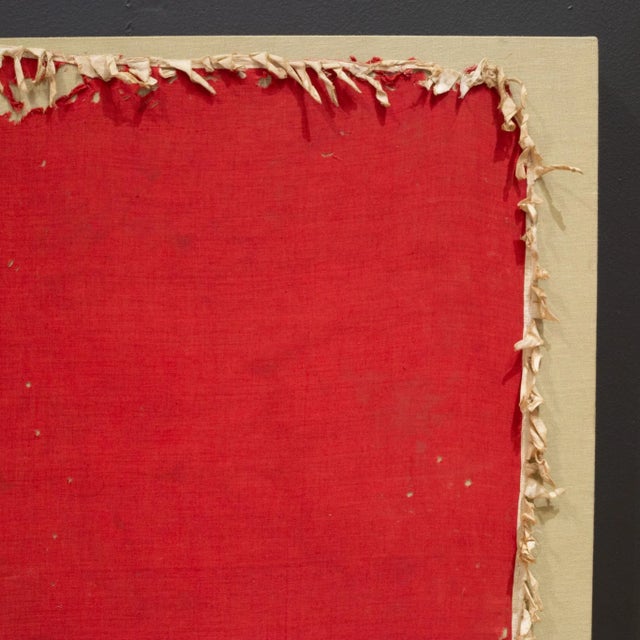 Mounted Asafo Flag of Ghana C.1820-1920 For Sale - Image 9 of 11