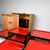 A beautiful set of ten Japanese wooden serving tables from the Taishō period, complete with original wooden storage box....