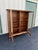Wood Antique Cherry Queen Anne Double Door Bookcase For Sale - Image 7 of 12