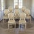 Set of 8 Antique French Louis XVI Painted Dining Chairs brings refined neoclassical grace to the dining room, with a...