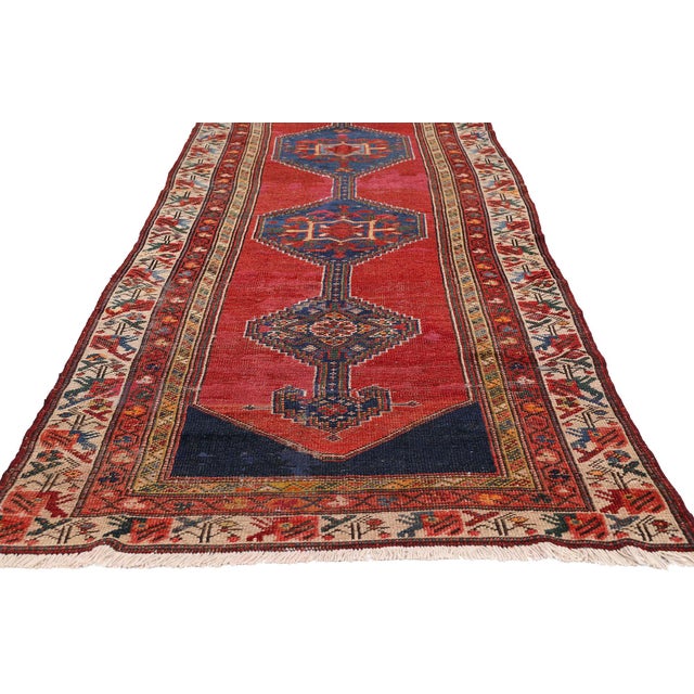 Late 19th Century Persian Malayer Rug, 03'00 X 16'07 For Sale - Image 4 of 10