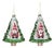 Gnome Pine Tree Ornament (Set of 12) For Sale