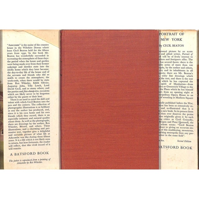 BEATON, Cecil Inscribed to Betty w/ all good wishes from Cecil Beaton [124] pp. B.T. Batsford Ltd. 1949 8 3/4" x 6"...