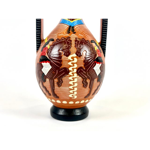 Sardinian Terracotta Amphora attributed to Carmen Nuovo, 1970s For Sale - Image 3 of 14