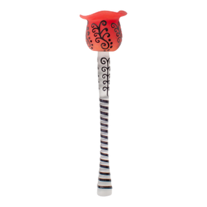 1998 Art Glass Flower Sculpture by Stephen Fellerman and Clair Raabe
