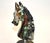 Gemstone Natural Emerald Gemstone Horse Bust Hand Carved For Sale - Image 7 of 11