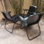 Vintage Three Russel Wright Patio Folding Chairs For Sale - Image 9 of 9