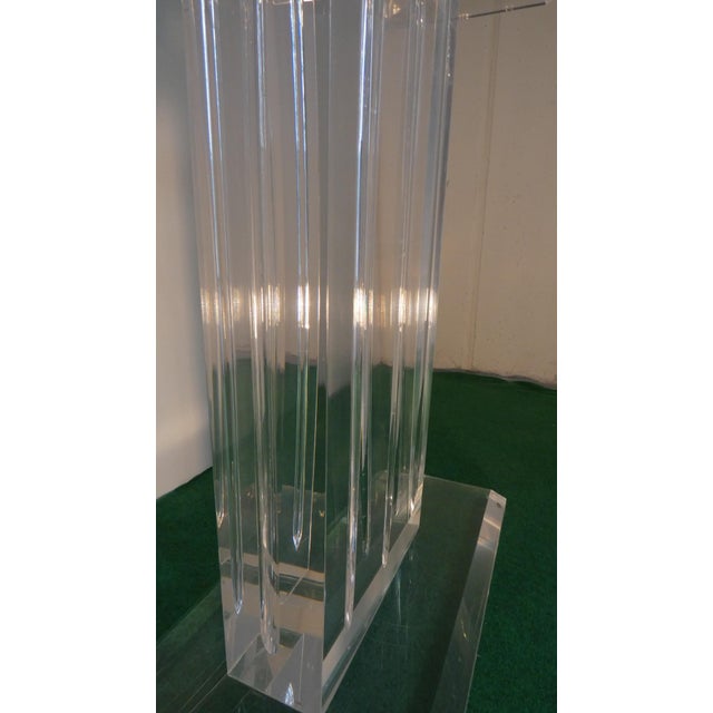 Vintage Sculptural Base for Acrylic Glass Table, Italy, 2000 For Sale - Image 10 of 16
