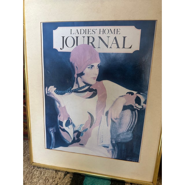 1970s Pair of Ladies Home Journal Magazine Covers, Framed For Sale - Image 9 of 9