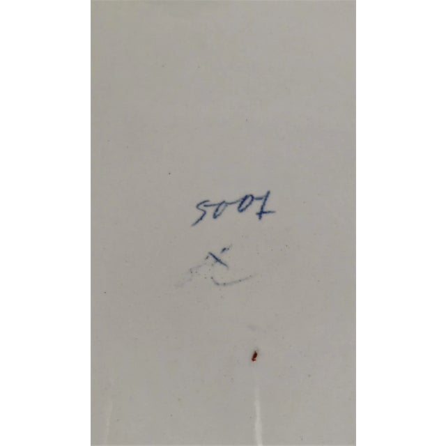 Art Deco Chrome Porcelain White Metal Cake Plate For Sale - Image 3 of 7