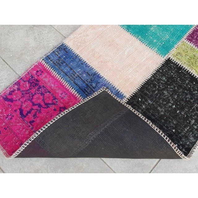 Turkish Oushak Vintage Wool Runner For Sale - Image 3 of 10