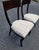 Textile Pair Ethan Allen Hathaway Klismos Dining Side Chairs Zebra Print French Regency 1990s For Sale - Image 7 of 14