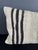 Contemporary Turkish Hemp Pillow Cushion Natural Beige Black Pillow Cushion Cover 16" x 24" For Sale - Image 3 of 4