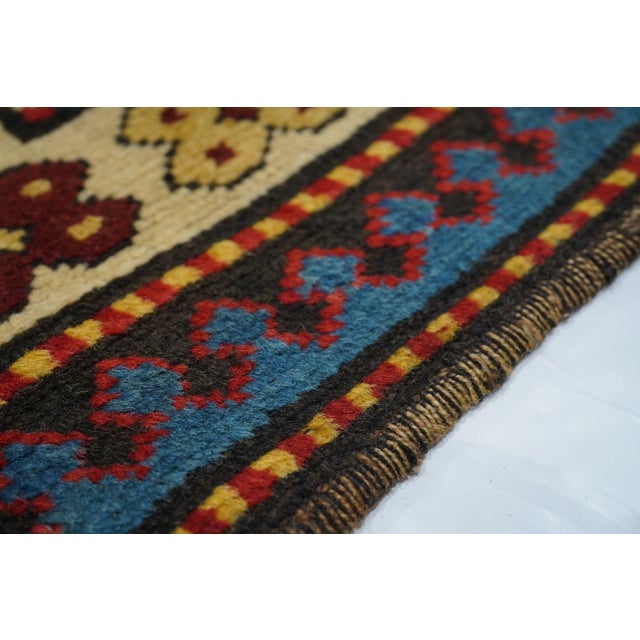 Antique Ganje Kazak Rug 3'11'' X 6'9'' For Sale - Image 4 of 8