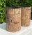 Mid-Century Modern Vintage Egyptian Revival Paper-Covered Wastebaskets | Pair For Sale - Image 3 of 12