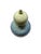 Vintage Shiwan Double-Gourd Porcelain Vase With Crystalline Glaze For Sale - Image 4 of 7