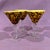 Glass Late 20th Century Set of 4 Hand Blown Leopard Martini Glasses For Sale - Image 7 of 9