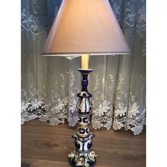 1980s Porcelain Table Lamp, 1980s For Sale - Image 5 of 18