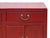 Distressed Brick Red Drawers Doors Sideboard Credenza Console Table For Sale - Image 13 of 18