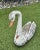 Wood Wooden Swan Carved and Painted Decoy Sculpture For Sale - Image 7 of 10