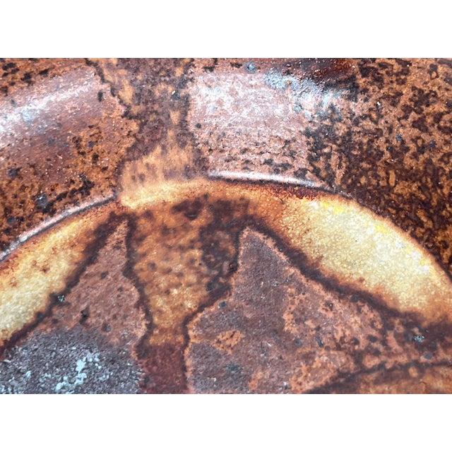 1960s Mid-Century Modern Danish Studio Pottery Bowl from Visby, Denmark, 1960s For Sale - Image 5 of 16